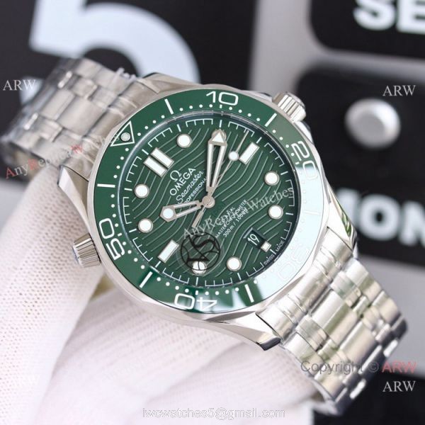 Omega 2022 Novelties Swiss Omega Seamaster Diver 300m VSF 8800 Green Dial Watch 7