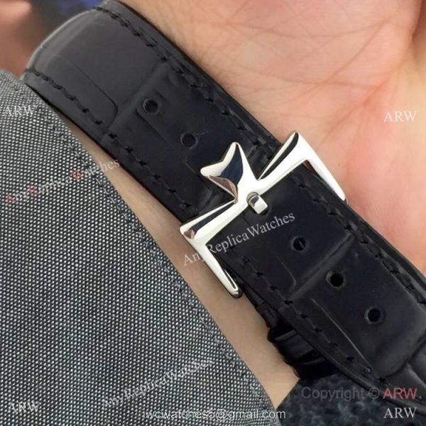 Replica Vacheron Constantin Geneve Day-Date watches Black Dial 39mm 7