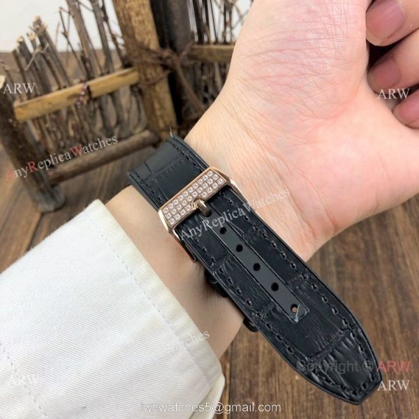 Knockoff Franck Muller Vanguard Classical Men Watch Rose Gold Diamonds 7