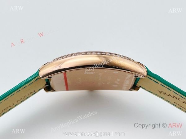 Swiss Grade 1 Franck Muller Cintree Curvex Lady Watches Diamond Bezel 7