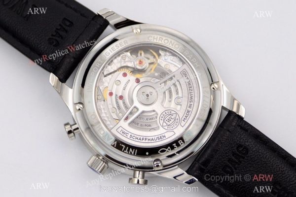 Swiss Replica IWC Schaffhausen Portugieser Green Dial Men Watch ZF Factory 7