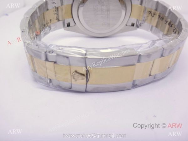 High Quality Daytona 2-Tone White Face Diamond Watch 8