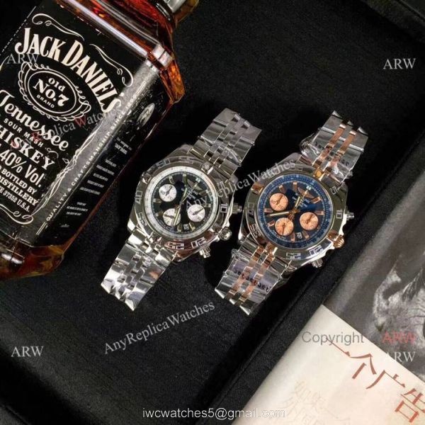 High Quality Breitling Chronomat 01 Watch Rose Gold Sub-dials 8
