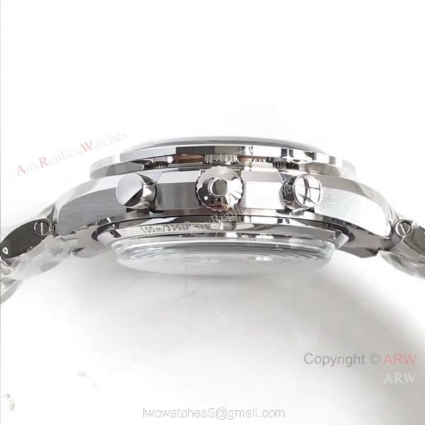 OM Factory Omega Speedmaster Racing Chronomeyer 9900 Watch Stainless Steel Black Dial 8