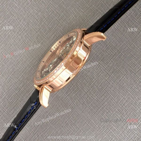 Copy Golden Bridge Corum Watch Diamond Bezel Rose Gold 8