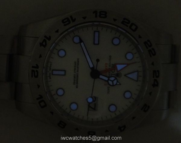 NEW UPGRADED Top Qualty Rolex Explorer II Watch 42mm SS White Face SWISS CASE 8