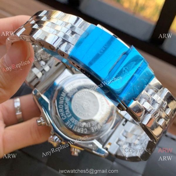 Best Quality Copy Breitling Chronomat 01 Watches Yellow Dial 43mm 8