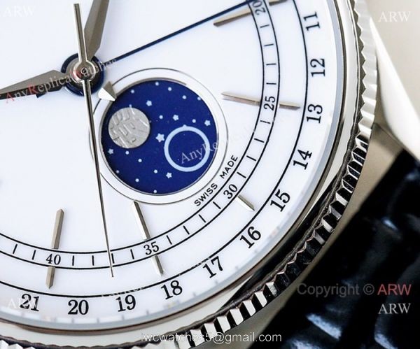SWISS Grade Rolex Cellini Moonphase Replica Watch Black or White Dial 8