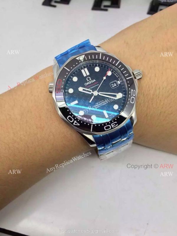 The 50th Anniversary Omega Replica Watches James Bond Black Dial 8