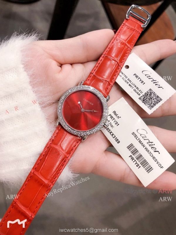 2019 New Cartier SS Diamond Watches Japan Quartz Best Replica 8