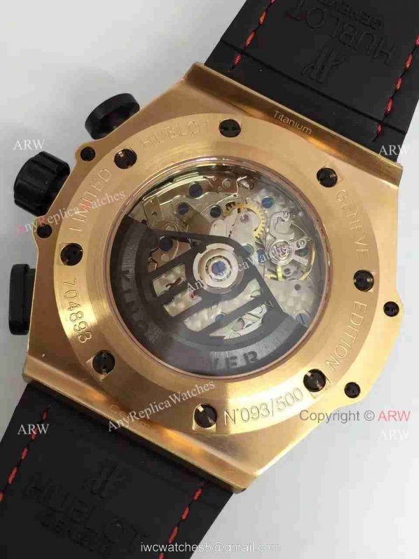 Copy Hublot F1 Geneve Watch Rose Gold Case 8