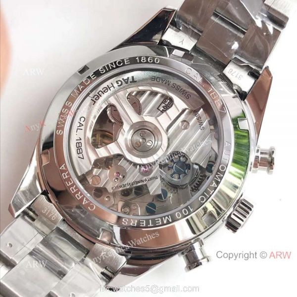 Swiss Replica TAG Heuer Carrera Calibre 1887 Automatic Chronograph Watch 8