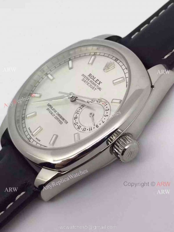 Replica Rolex Cellini Silver Dial Watch Swiss Grade Replica Watch 8