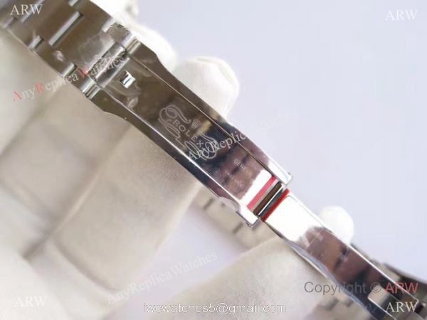 Replica Rolex Oyster Perpetual New Red Grape Dial Stainless Steel Swiss 3132 Watch JF Factory 8