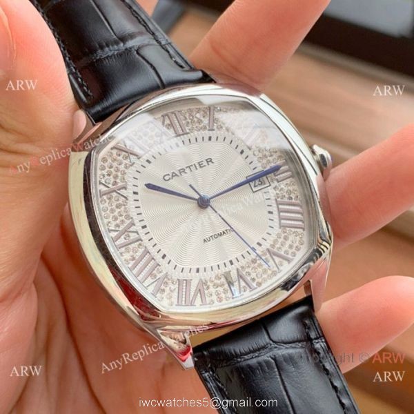 Swiss Quality Cartier Drive De Rose Gold Asia 8215 Watch 8