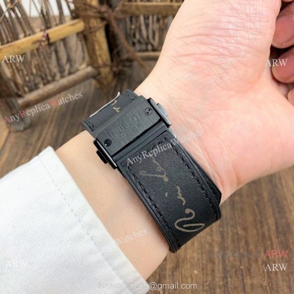 Copy Hublot Classic Fusion Black Case Automatic Watches 42mm 8
