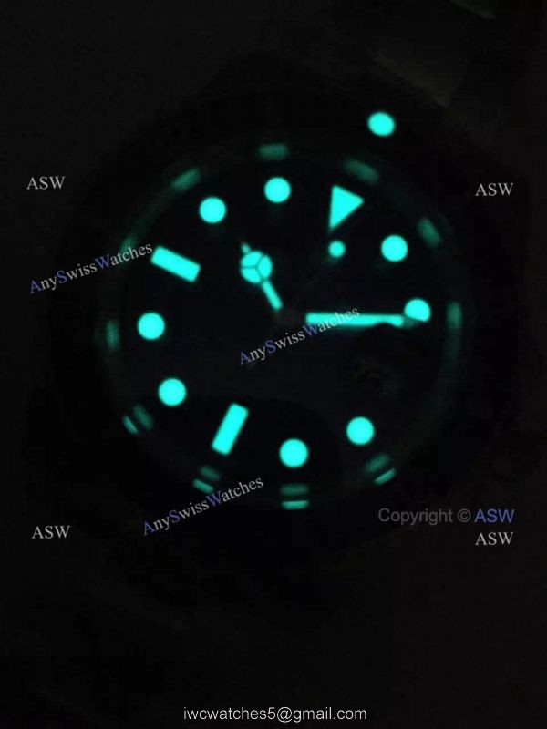 Swiss Fake Rolex Submariner Blue Dial Blue Ceramic Bezel Watch 8