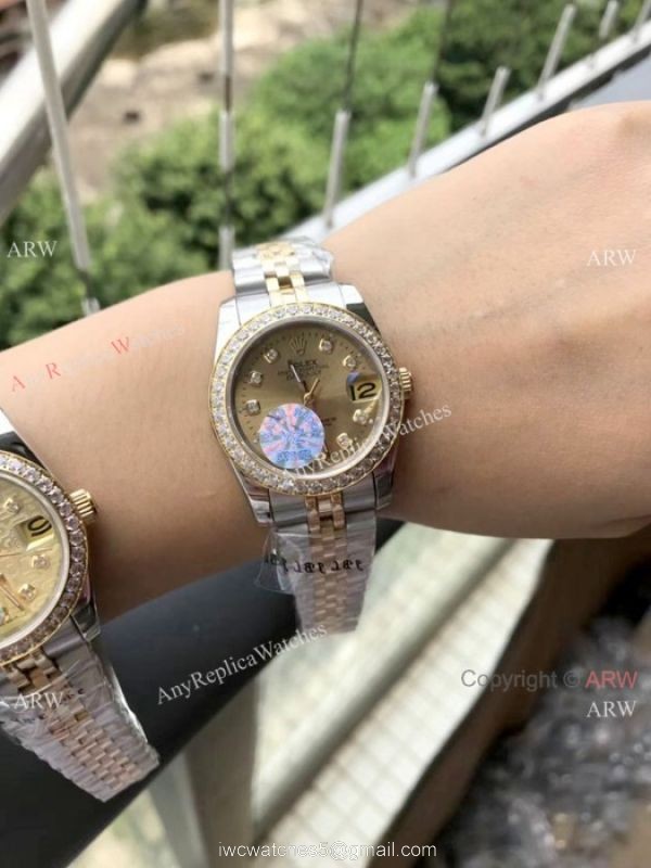 31mm Rolex Datejust Jubilee Diamond Watches Rolex 16233 Fake For Sale 8