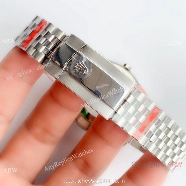 NEW Upgraded Replica Rolex Datejust II 41mm SS Grey Dial w/ Diamond Watch V3 Version 8