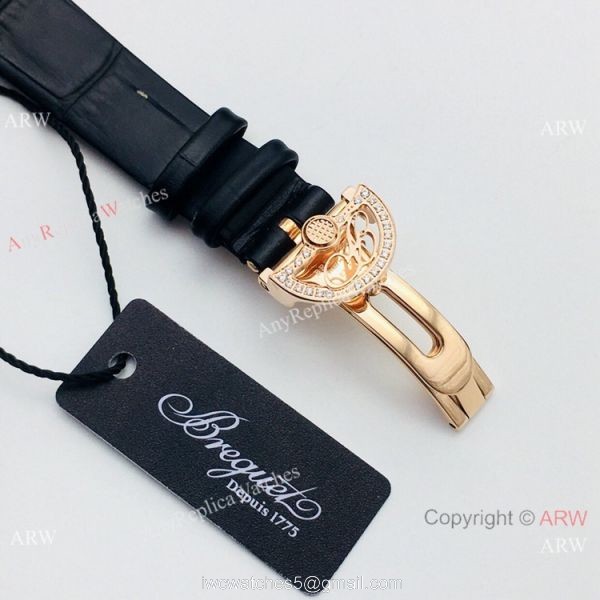 Swiss 1:1 Replica Breguet Reine De Naples Iced Out Watch Ladies 8