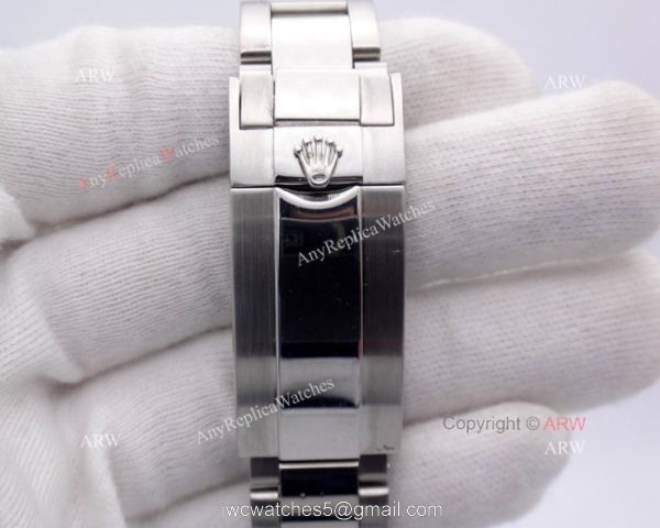 Replica Rolex Cosmograph Daytona Black Ceramic Bezel SS Watch 40mm 8