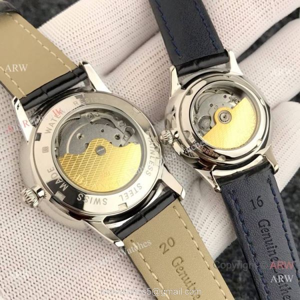 High Quality Copy Blancpain Lovers Watches SS Black Dial 8