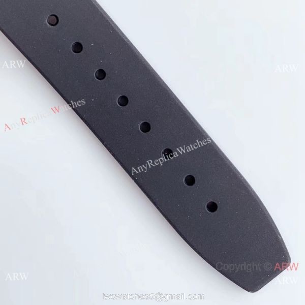 BF Replica Audemars Piguet Royal Oak Chronograph Watch White Face Rubber Strap 8