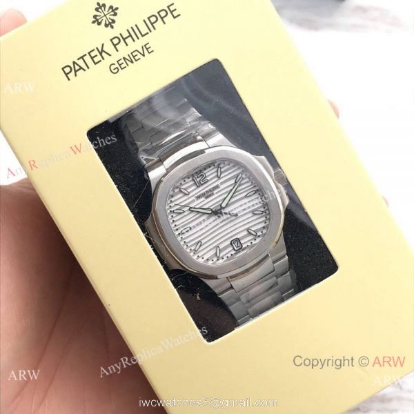 Swiss Replica Patek Philippe Nautilus 7118 Watch Stainless Steel White Dial 42mm 8