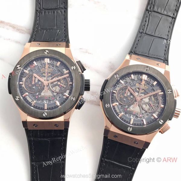 Swiss Grade 7750 Replica Hublot Big Bang Rose Gold 44mm Watch 8