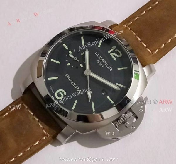 Panerai AAA Replica Watches Panerai Luminor 1950 Stainless Steel Black Dial Watch 8