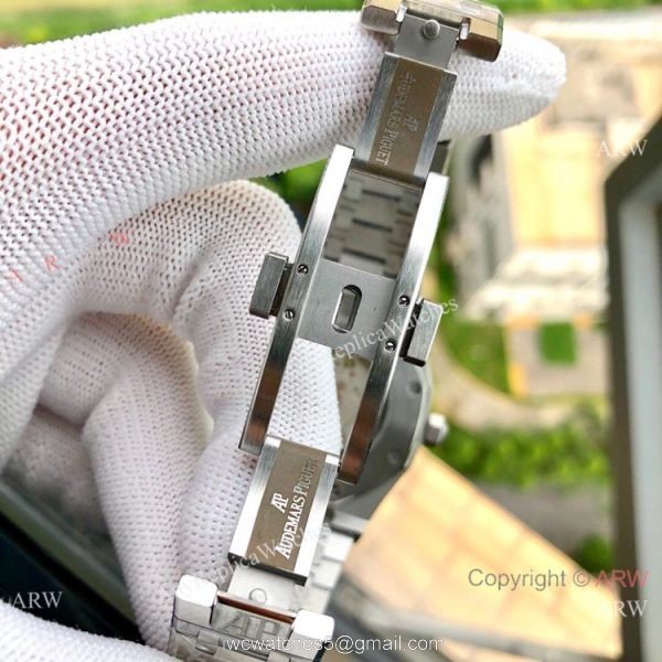 Audemars Piguet Royal Oak Rose Gold Blue Face Watches Low Price 8