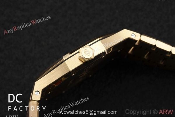 Best Copy Audemars Piguet Royal Oak Jumbo Extra Thin Watch Gold Case 8