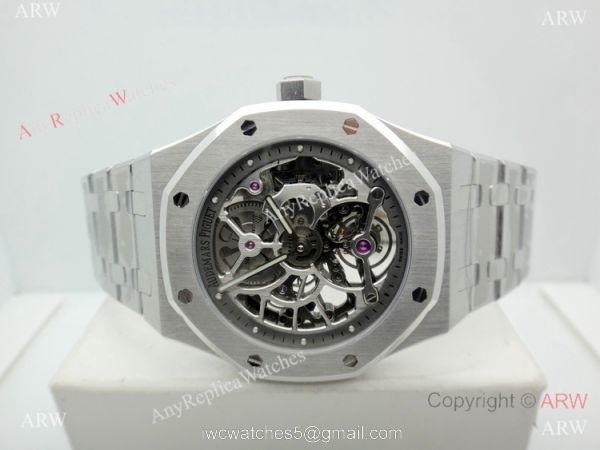 Audemars Piguet Royal Oak Extra-thin Openworked Swiss 2924 Watch 1:1 Replica 8