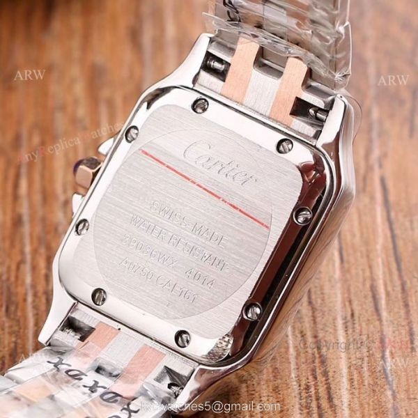 New Fake Cartier Panthere Limited Edition Watches Two Tone Rose Gold 8