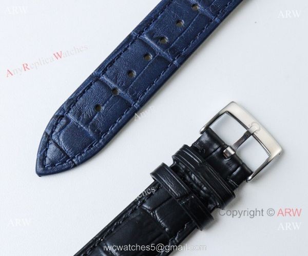Highest Quality Copy Omega De Ville Swiss 2824 Watch SS Blue Dial 8