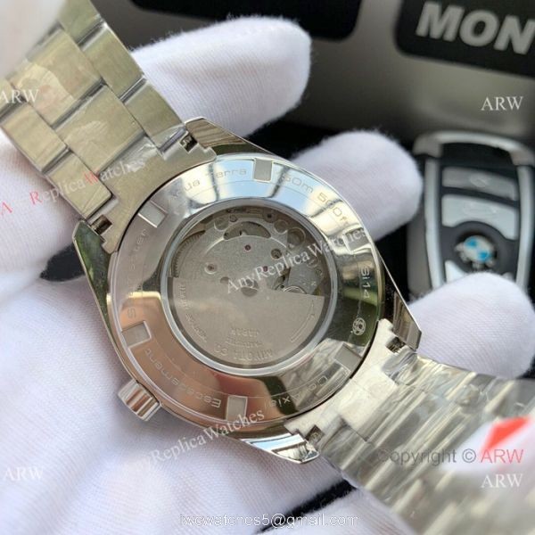 Copy Omega Seamaster Aqua Terra Swiss Citizen 8215 Watches 2-Tone Black Dial 8