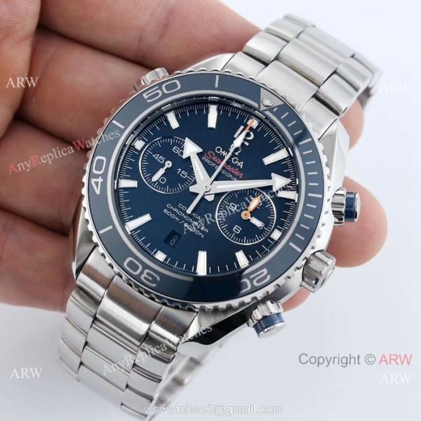 Omega Seamaster Planet Ocean 600m Stainless Steel BLUE Dial Watch Swiss 9300 Replica 8