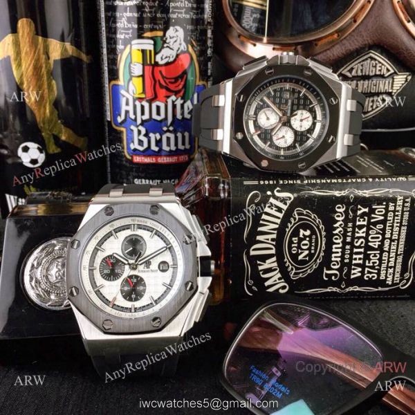 Fake Audemars Piguet Royal Oak Offshore Automatic watch SS White Dial 8