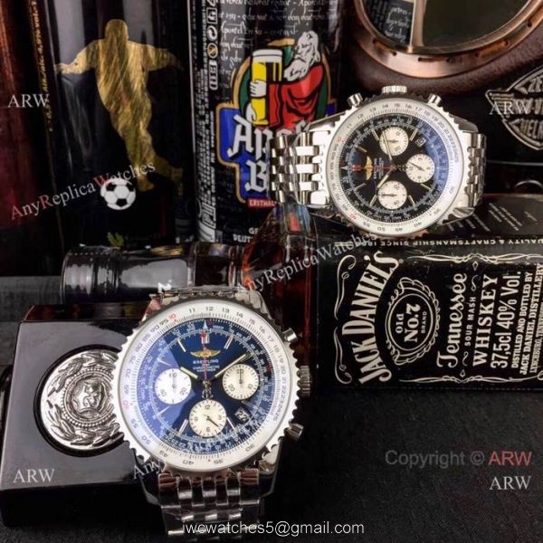Copy Breitling 1884 Chronometre Navitimer 01 Watches SS 46MM 8