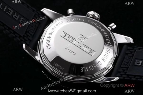 Swiss Copy Breitling Superocean Heritage Asia 7750 Watch SS Black Face 8