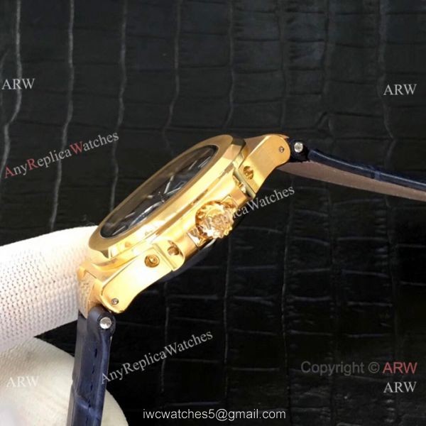 Top Grade Replica Patek Philippe Nautilus Annual Calendar 39.5mm Watch Yellow Gold 8