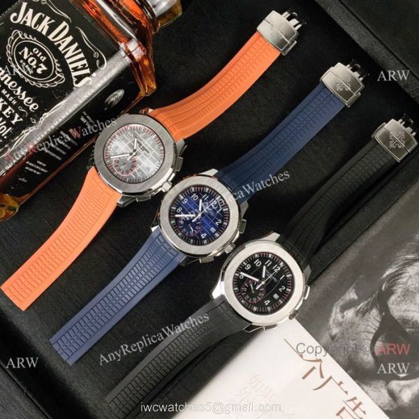 Japan grade Patek Philippe Aquanaut Chronograph Watch SS Silver Dial 8