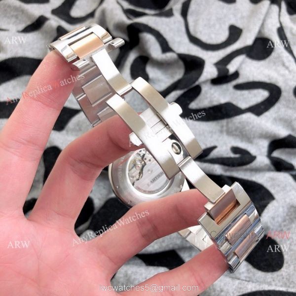 Ballon Bleu de Cartier 82S5 Replica Watch Two Tone Rose Gold Swiss Quality 8