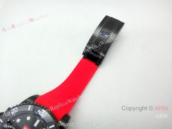 Rolex Supreme limited edition Red Rubber Strap Copy Watch 40mm 8