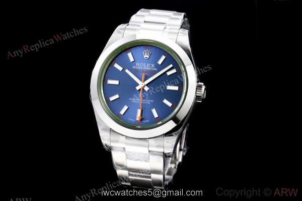 EX Factory Eta2836 Swiss Rolex Milgauss Blue Replica Watch 40mm 8