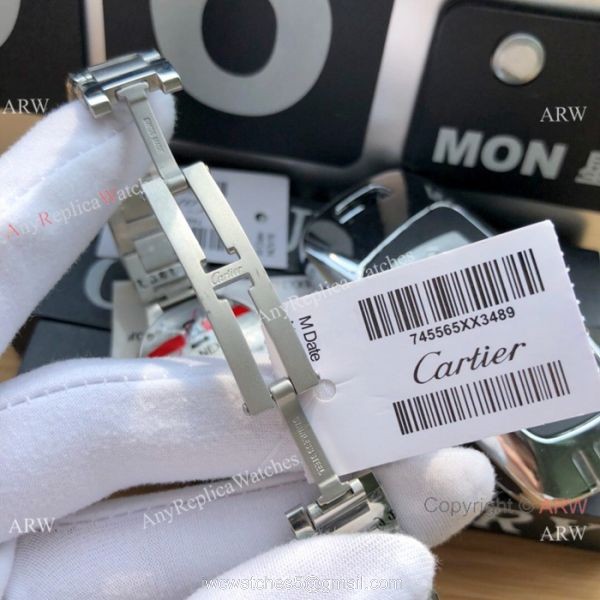 Cartier Watch Replica Ballon Bleu 28mm Stainless Steel White MOP Face 8