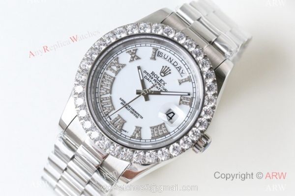 N9 Factory Swiss 2836 Rolex Presidential 41mm Replica Watch Rolex DayDate II 8