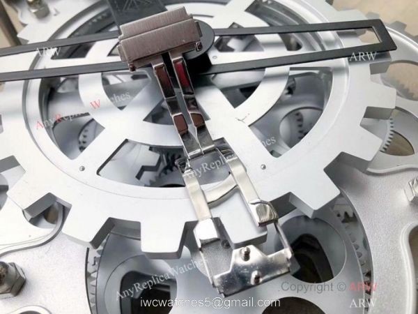 Hublot Big Bang Sang Bleu Stainless Steel Iced Out Watch Best Replica 8