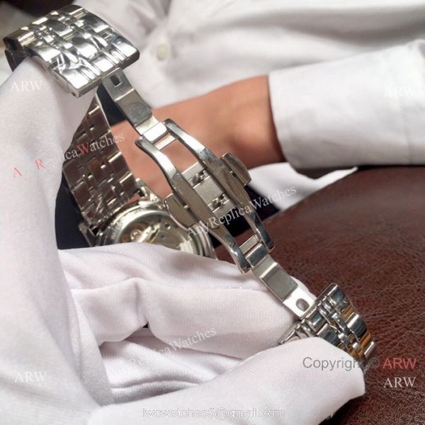 Best Copy Jaeger-LeCoultre Two Tone Rose Gold Tourbillon Watch 42mm 8