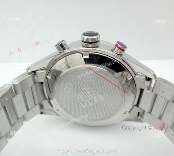 Copy TAG Heuer Carrera Calibre 16 Stainless Steel Chronograph Watch 8